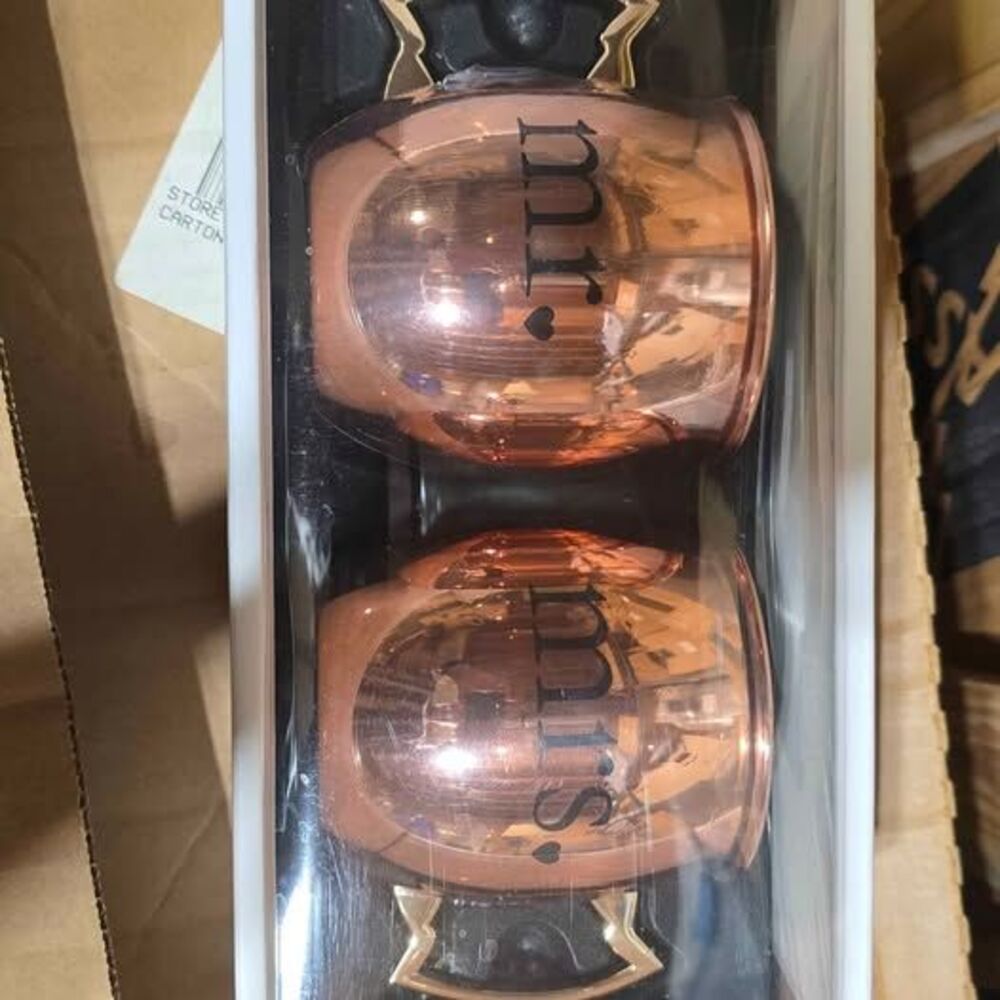Mr. & Mrs. Copper Moscow Mule Mug Set